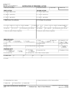 SF 50 Form – Notification of Personnel Action | SF Forms