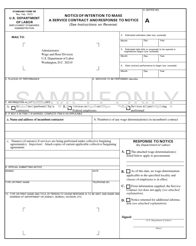 sf-98a-form-notice-of-intention-to-make-a-service-contract-and